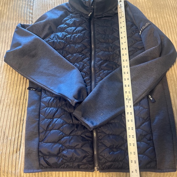 Men's Huk Scale Hybrid Jacket Blue Size Small. S - Picture 8 of 12